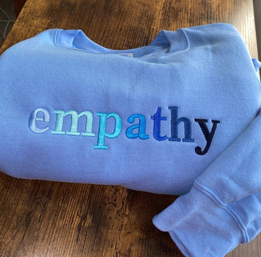Empathy Embroidered Crewneck Sweatshirt
